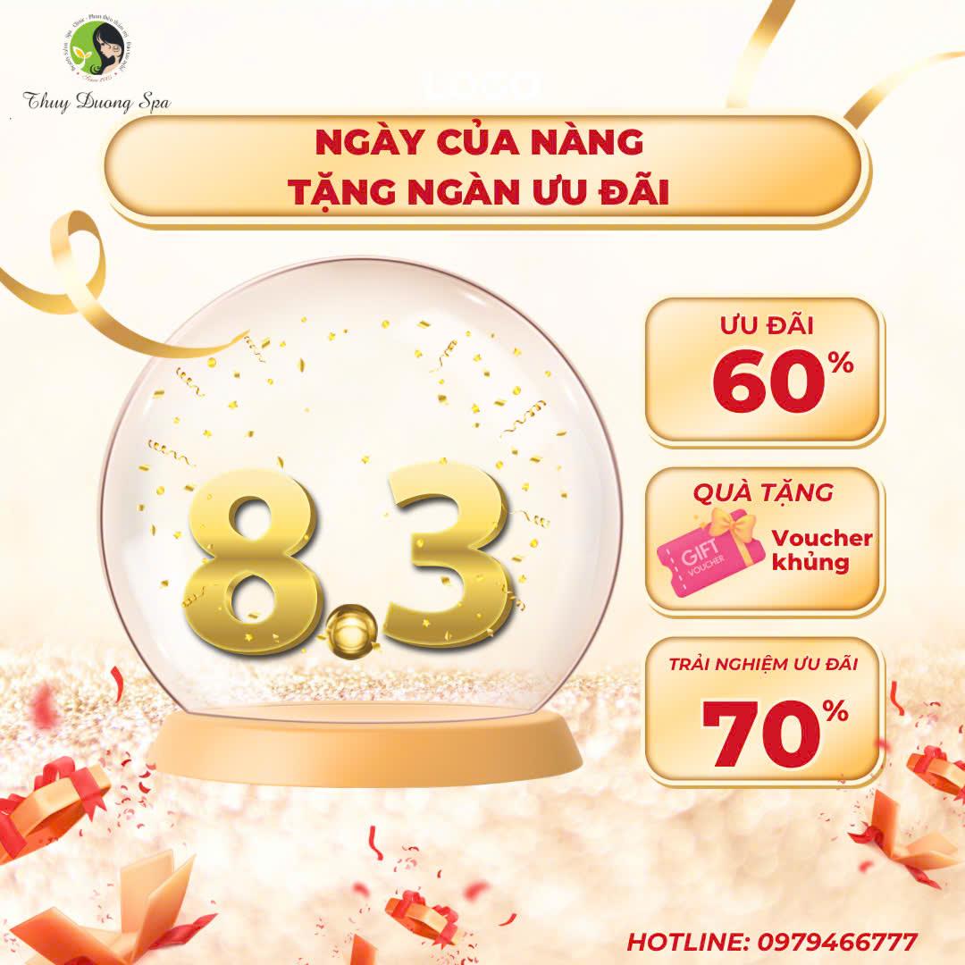 8-3 NGÀY CỦA NÀNG HÀNG NGÀN ƯU ĐÃI