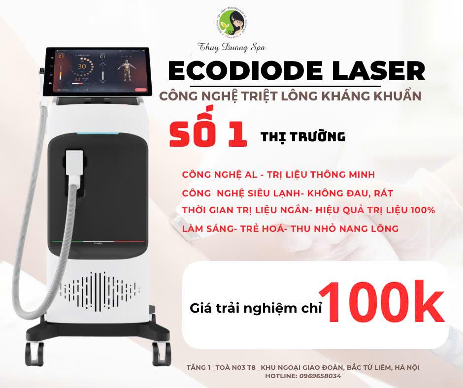 TRẢI NGHIỆM TRIỆT LÔNG DIODE LASER AL 2025 chỉ với 100k